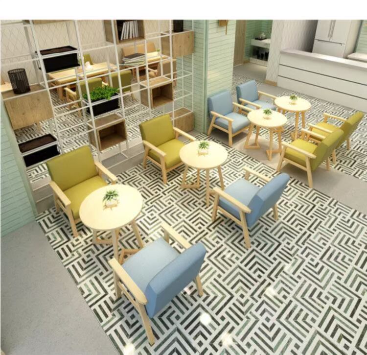 Bàn ghế ngoài trời bàn ghế sofa lười biếng Bàn ghế ngoài trời Bàn ghế ngoài trời gió Bắc kinh tế nhà hàng clubhouse - FnB Furniture bàn tiếp khách văn phòng nhỏ