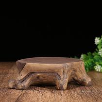 Purple sand teapot pad pot dry soaking table pot holder ceramic insulated base small tea tray coaster kung fu tea set accessories