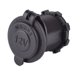 Modification of automobile and motorcycle accessories waterproof power supply mother seat car cigarette lighter socket DS1011 black