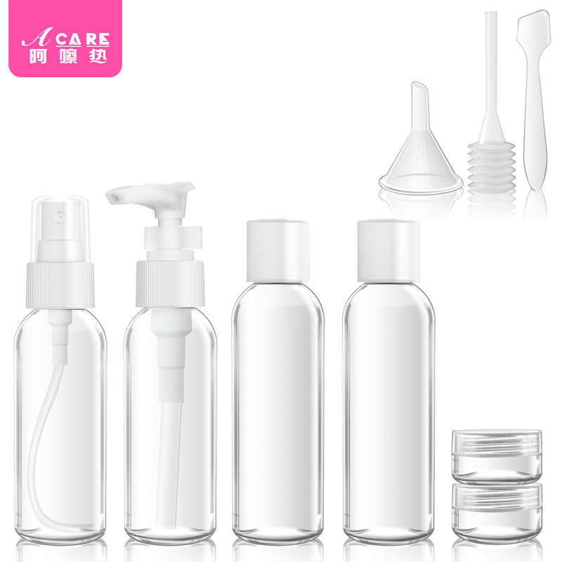 Acare Travel Split Bottle Wash Mini Suit Press Type Shampoo Spray Large Capacity Small Makeup Portable
