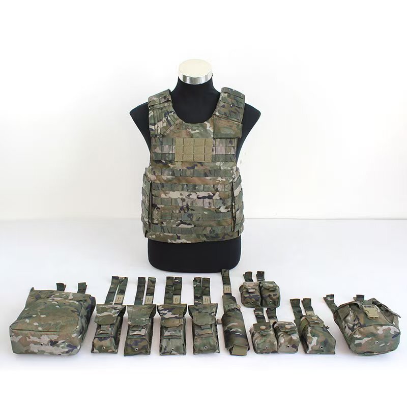 New Camouflage Vest Carrying Equipment for Weight-Bearing Training, Cs Real-Life Special Training, Genuine Quick-Release Laser
