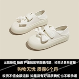 Осенняя белая обувь, высокая универсальная подходит с юбкой на платформе, кроссовки на липучке