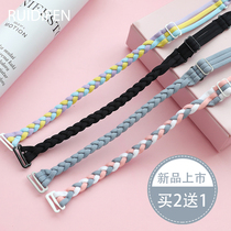 Halter neck shoulder strap Hand-woven twist shoulder strap accessories Underwear bandwidth strap One-line collar exposed bra Bra strap