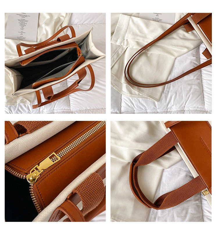 Green Canvas Shoulder Bag
