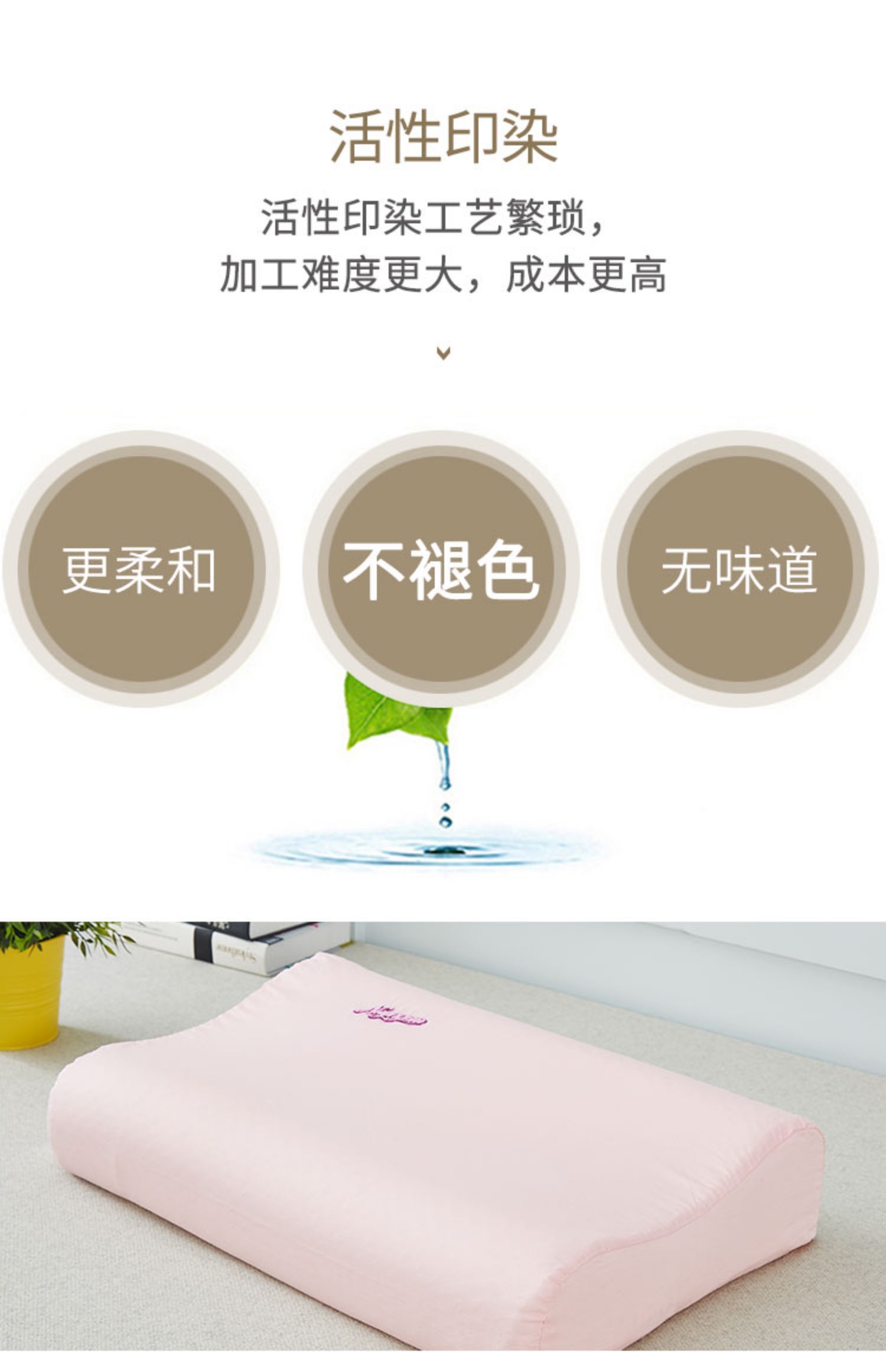 NAYAGOM / Nam Kinh cung cấp nguyên chất cotton satin gối gối vỏ gối lượn sóng rắn màu gối - Gối trường hợp gối tựa lưng sofa