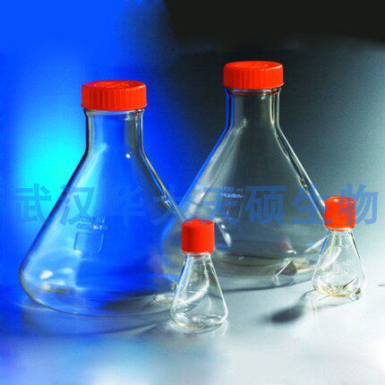 Corning康宁锥形摇瓶250ml 三角培养瓶透气盖PC 灭菌包装 431144