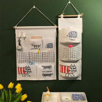 Wall suspended containing hanging bag headboard door rear cloth art disposal bag room containing theiner hanging wall cashier bag
