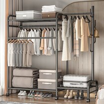 Multi-function drying frame landing household bedroom easy folding clothes room inside hanger hanger pole