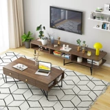 Домашнее телевизионное шкаф Комбинация журнального столика Современная минималистская небольшая квартира набор мебели экономика водохранилища напольный шкаф