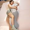 Long Pillow for Girls to Sleep on the Bed, Side Sleeping Pillow for Pregnant Women, Leg-Hugging Pillow, Removable and Washable Side Sleeping Pillow