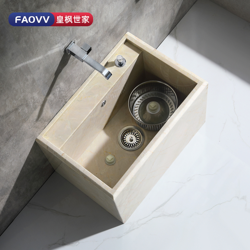 Stone balcony wash mop pool housetoilet marble tub pool mound pool floor floor large groove pool