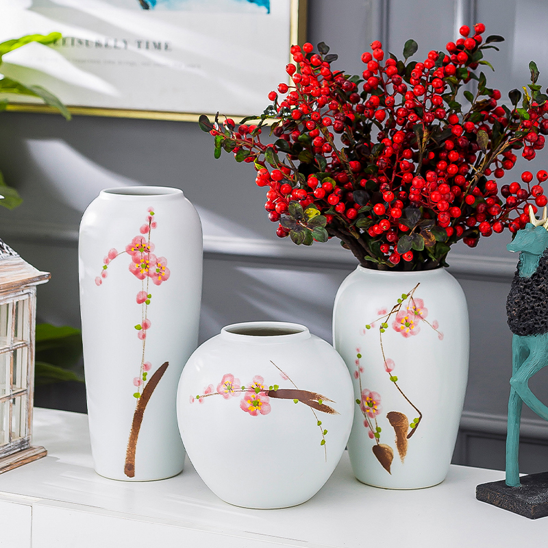 Jingdezhen new hand - made ceramic furnishing articles of the new Chinese style table decoration decoration flower arranging dried flowers I and contracted sitting room