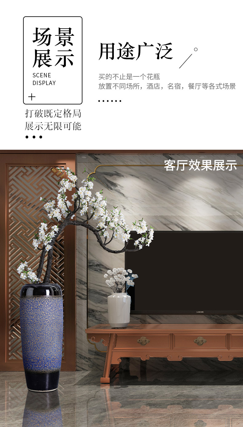 Ceramic large vases, I and contracted sitting room to heavy flower arranging flower implement coarse some Ceramic pot home furnishing articles