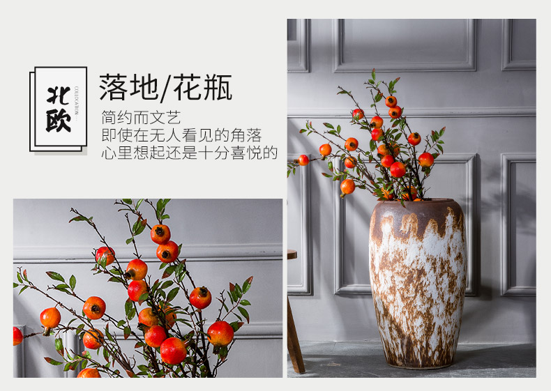 Jingdezhen ceramic floor to restore ancient ways do old large vases, pottery flower arrangement sitting room hotel villa home soft decoration