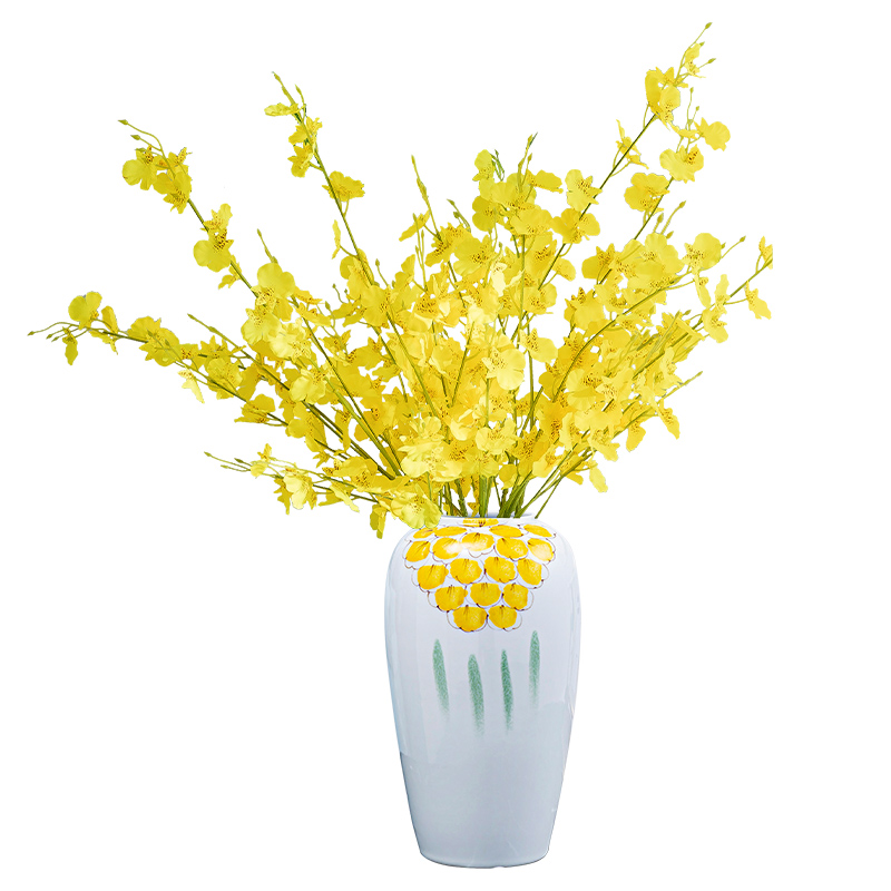 I and contracted new Chinese vase dry flower arranging flowers, ceramic flower implement the sitting room TV ark, porch light decoration key-2 luxury furnishing articles
