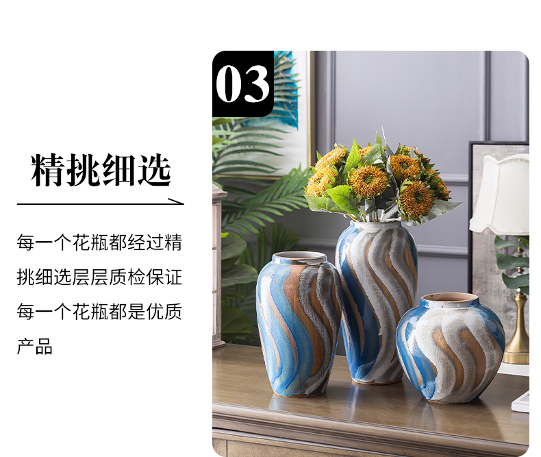 Jingdezhen ceramic vase restoring ancient ways furnishing articles in dried flowers sitting room porch is I and contracted POTS TV ark, hydroponic device