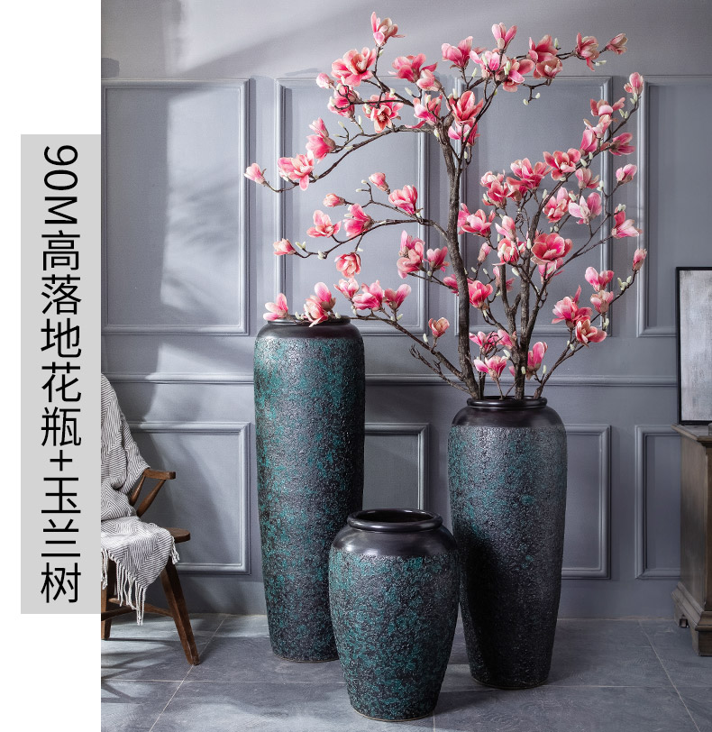 Restoring ancient ways is the sitting room of large vases, ceramic flower arranging furnishing articles contracted and I creative window dry flower decoration decoration