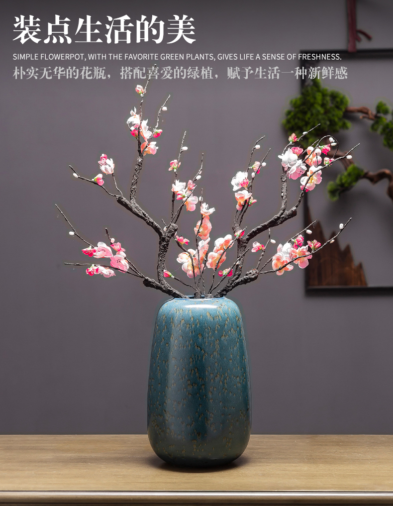 New Chinese style American - style jingdezhen ceramic vase furnishing articles sitting room porch decoration to the hotel a home stay facility flower flower crafts