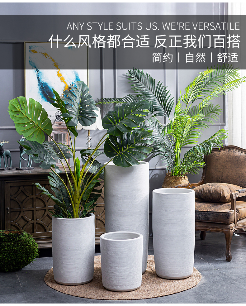 Modern contracted jingdezhen ceramic vases, flower arranging furnishing articles furnishing articles sitting room ground of new Chinese style restoring ancient ways vase