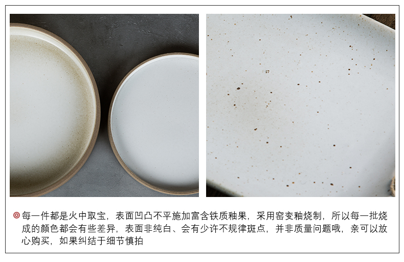 Japanese household 0 ceramic tableware Nordic contracted the round white creative shallow dish fish dish dish dish plate