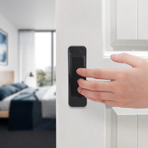 Wardrobe drawer wooden door handle glass door handle punch-free sliding door handle sliding door handle nail-free paste