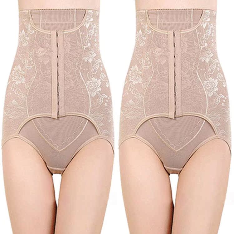 Quần eo cao hông hông cơ bụng corset quần boyshort Quần body của phụ nữ hàng khóa quần eo quần thoáng khí - Quần cơ thể quần lót định hình
