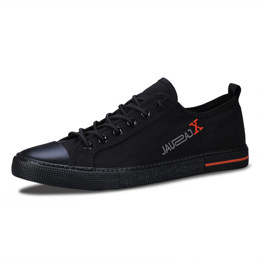 Zapatos de lona para hombre, zapatillas transpirables versátiles, de estilo coreano, a la moda, informales, novedad de verano 2025