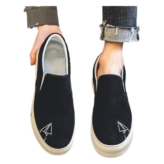 Мужские слипоны из канваса, новинка лета 2025, универсальные, модные, дышащие, повседневные тканевые кроссовки