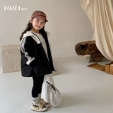 Стеганая куртка, детский съемный демисезонный пуховик, «три в одном», увеличенная толщина