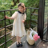 Элитное платье, юбка, детская летняя одежда, летний наряд маленькой принцессы, в западном стиле, изысканный стиль