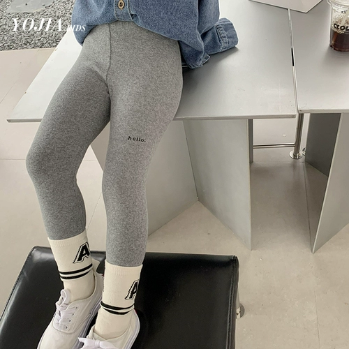 Леггинсы, детские утепленные штаны, в западном стиле