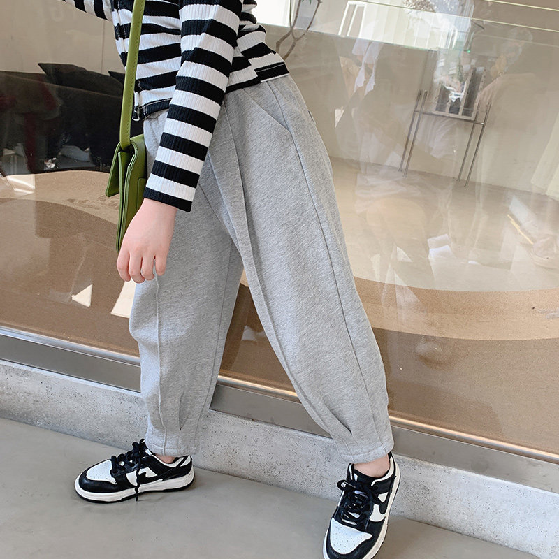 Girl New Child Fashion Children Trendy Casual Pants Pants Pants Baby Spring Autumn Sports Pants 2022 Spring Dress Spring