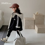 Стеганая куртка, детский съемный демисезонный пуховик, «три в одном», увеличенная толщина