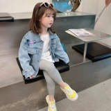 Штаны, детские леггинсы, детская одежда, осенние, облегающий крой, в корейском стиле