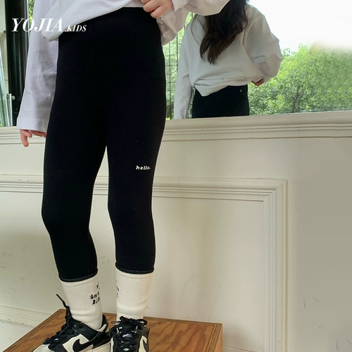 Леггинсы, детские утепленные штаны, в западном стиле