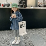 Осенняя рубашка, детская куртка, детская одежда, в корейском стиле