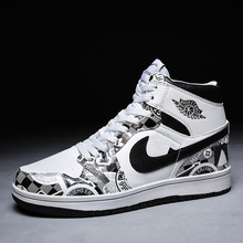 aj1高帮男鞋秋季潮情侣空军一号板鞋