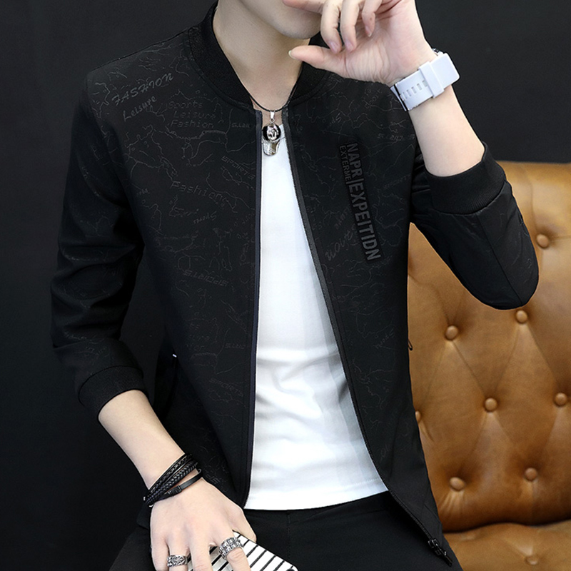 TWG Spring and Autumn Korean Men's Jacket Trendy Casual Mature and Steady 2023 New Baseball Uniform Tops