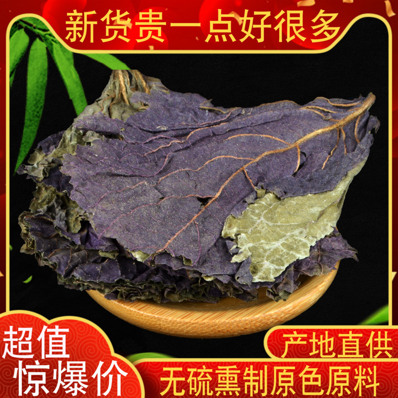 Hongyitang 500g perilla leaves Fresh wild perilla leaves Dried Edible perilla tea roasted fish fishy perilla