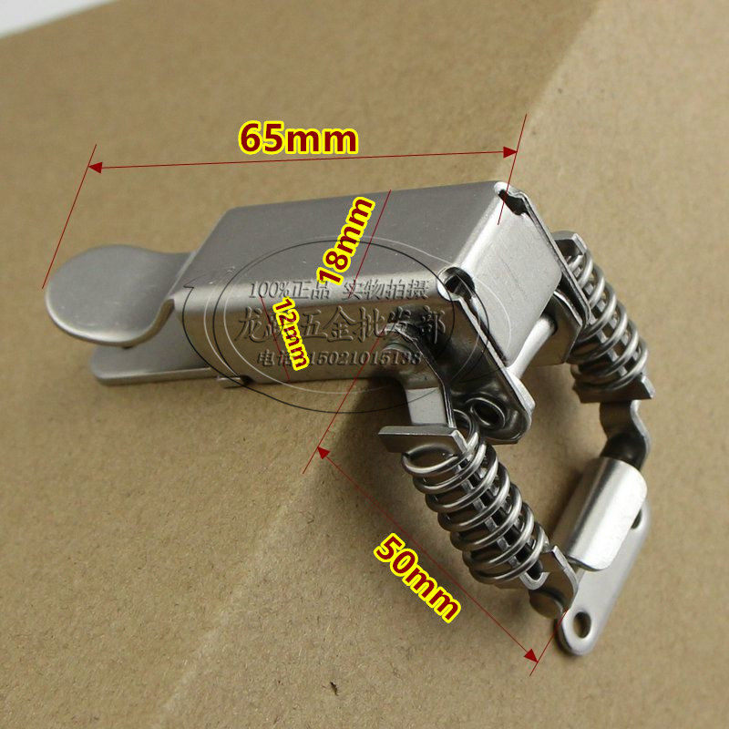 304 stainless steel 90 degree box buckle right angle buckle industrial hardware lock mechanical equipment box spring buckle