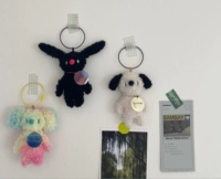 Кролик ручной работы, мультяшная подвеска, декор, Южная Корея, с медвежатами, подарок на день рождения