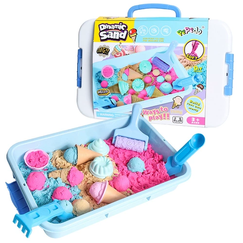 Детский космический песок, ящик для хранения для мороженого, глина, подарок на день рождения