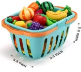 Экспорт иностранной торговли Дети сокращают симуляцию овощей, могут очистить фрукты, фрукты, нарезать музыку кухню игрушки и девушки, чтобы готовить