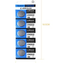 CR2032 button battery 3V lithium battery car key remote control weight weighing electronic scale battery round