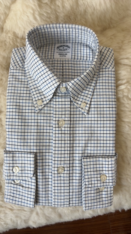 The Official Website Is Selling the New Brooks Brothers Men's Basic Plaid Shirt