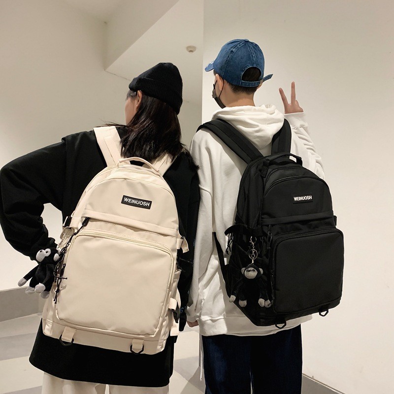 French counter MKZAREA fashion backpack large-capacity Korean schoolbag female wild middle school student travel backpack