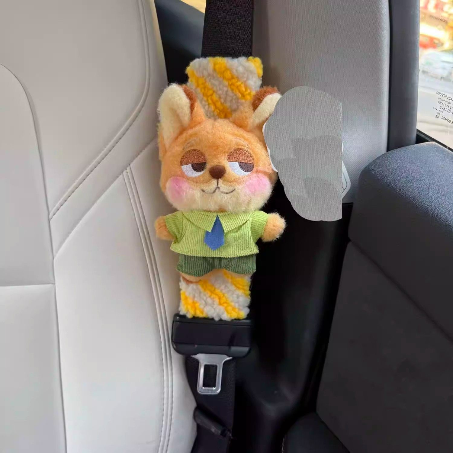 Zootopia Judy Nick Car Seat Belt Shoulder Pad Car Seat Belt Cover Car Interior Decoration Accessories