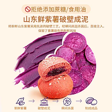 【七年五季】红丝绒紫薯欧包*12只[10元优惠券]-寻折猪