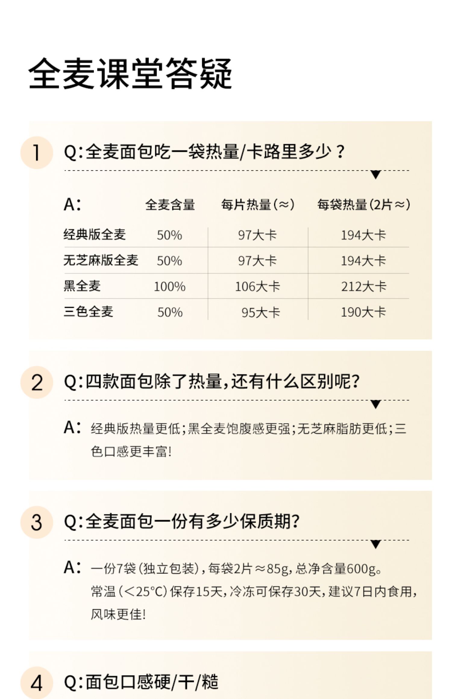 七年五季全麦低脂吐司面包休闲健康