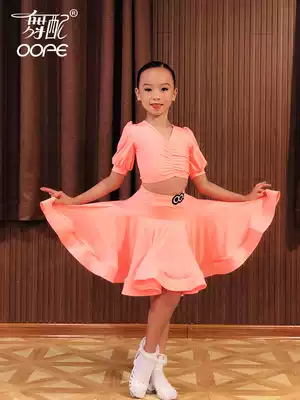 oope dance with children Latin dance dress new set professional competition clothes Net red Latin dress dress women